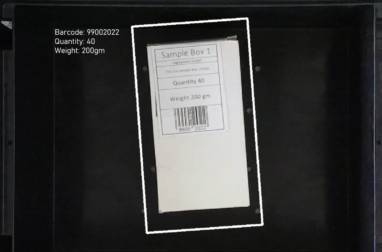 OCR text extraction on labels