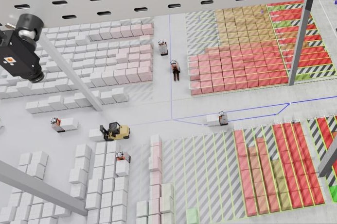 Heatmap in the W2MO Real-Time Digital Twin
