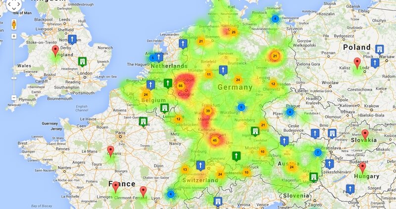 First interactive optimization of logistics networks out of the cloud