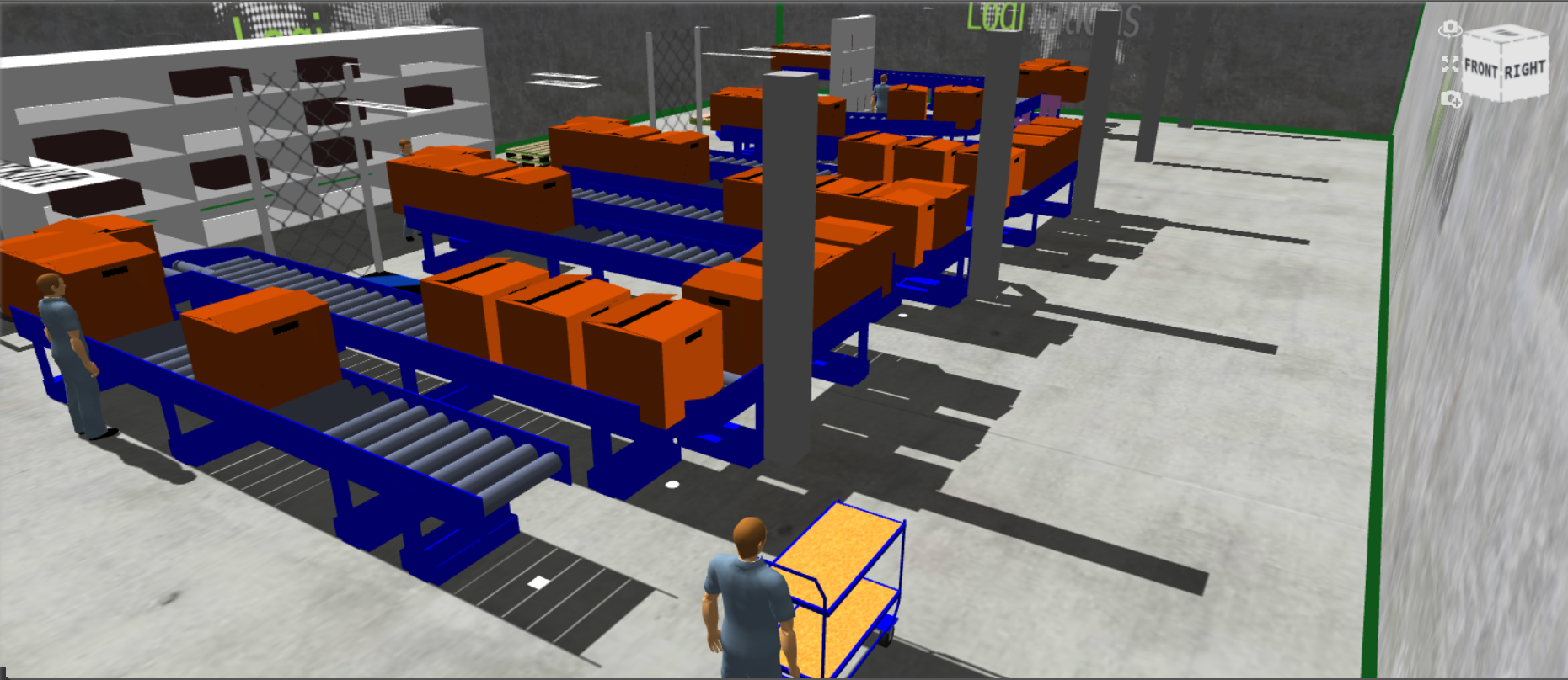 Digital twin of conveyor operations
