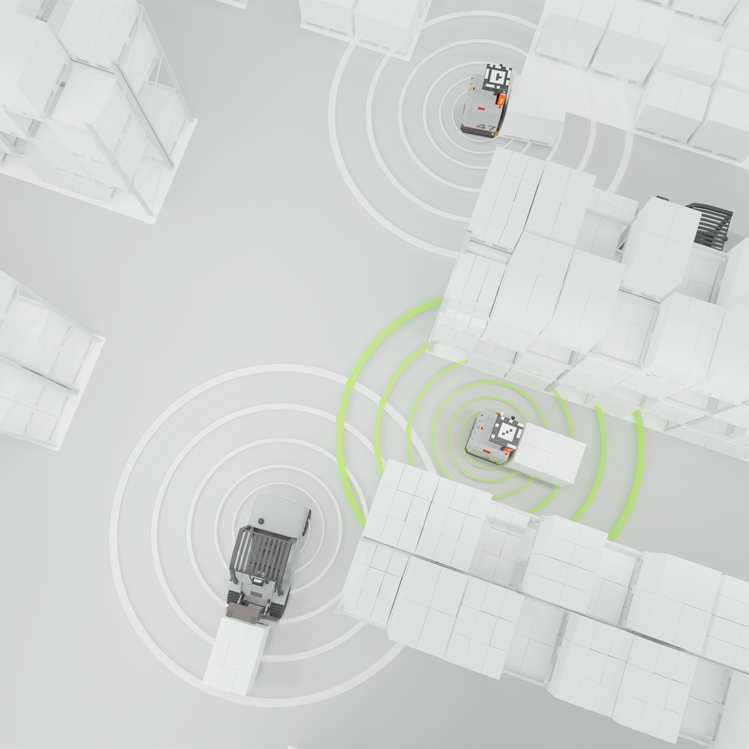 Collision prevention with the real-time digital twin